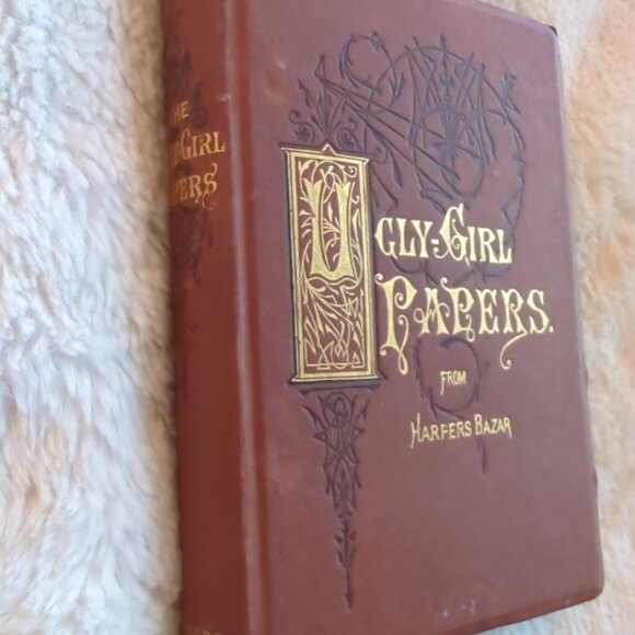 Ugly-Girl Papers from Harpers Bazar 1874 First Ed HC Ladies Beauty Tips Rare - Picture 2 of 10